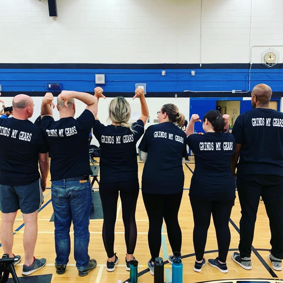 TFSS English repping our assignment pet peeves at Friday's #insideride. (Don't worry, this tweet was proofread.)