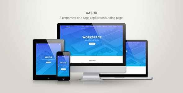 NulledsNet's tweet image. [Nulled] Aashu – A responsive onepage application landing page Download nulleds.net/site-templates…