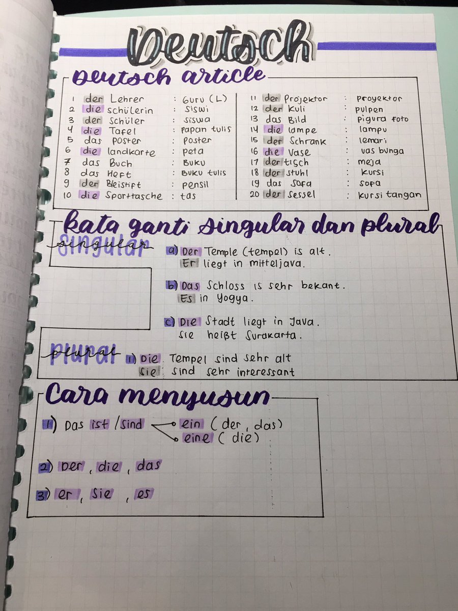 vkaysnote's tweet photo. Deutsch notes ✨
    | w-fragen und article
by @vkaysnote https://t.co/ybAFOCGAeh
