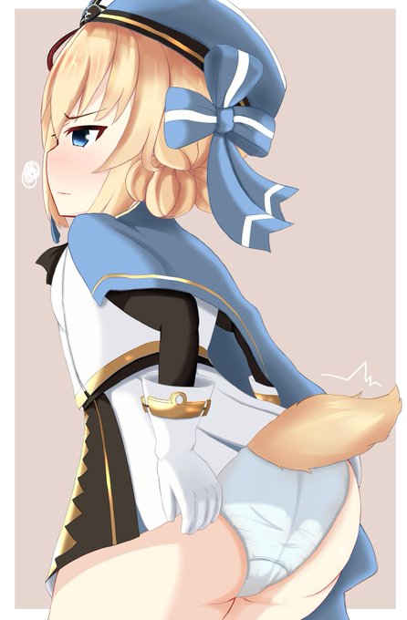 #アズールレーン 
ハーディちゃんに尻尾生やしたらえrいことなった 