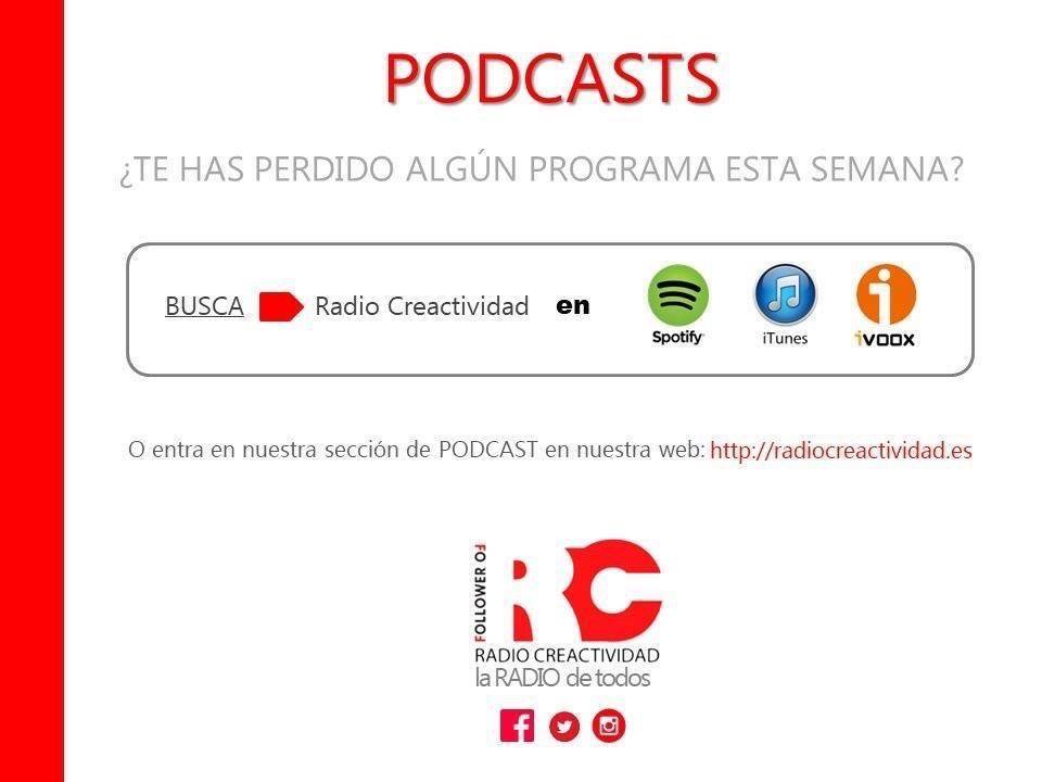 RCreactividad's tweet photo. ¿Te has perdido algún programa de esta semana?.
Que no cunda el pánico!!!! Pincha en la imagen y verás lo sencillo que es poder acceder a nuestros PodCasts, para disfrutarlo dónde y cuándo quieras. https://t.co/hN45svIXb4