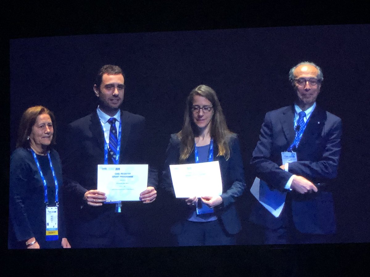Congrats as well to my friend @JesusMBanales ! EASL renewed their support to the E-CCA Registry @CcaEns @enscca This is also a HUGE recognition of what @CcaEns has achieved is so little time! I’m proud to be a member of this amazing team 💪🏼👏🏼👏🏼👏🏼 @EASLnews #IlC2019