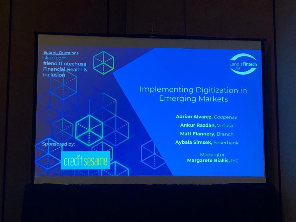 AnkurRazdan1's tweet photo. An interesting panel discussion on #DigitalTransformation in #EmergingMarkets with fellow panel members at the @LendIt Fintech USA 2019.
Banks and Fintechs needs to collaborate especially in such markets. #afin #apix #apixplatform https://t.co/VEMFTroZgm