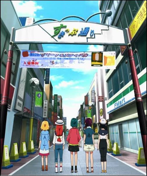 kirin_mets_Xeno's tweet photo. 東京の武蔵境には

SHIROBAKO
じょしらく
甘々と稲妻
ヒナまつり

これらを同時に聖地巡礼出来るすきっぷ通りという商店街があります https://t.co/Wqi8tkNgzZ