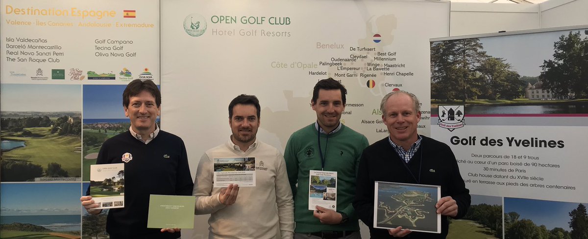 resonance_golf's tweet photo. Second day attending the @mondial_du with some of our partners @AndermattReuss @barcelohoteles #MontecastilloGolf @golf_montreux @golfvaldecanas  @Vincci_Hoteles @sancarfer https://t.co/jT3IxO2RZt