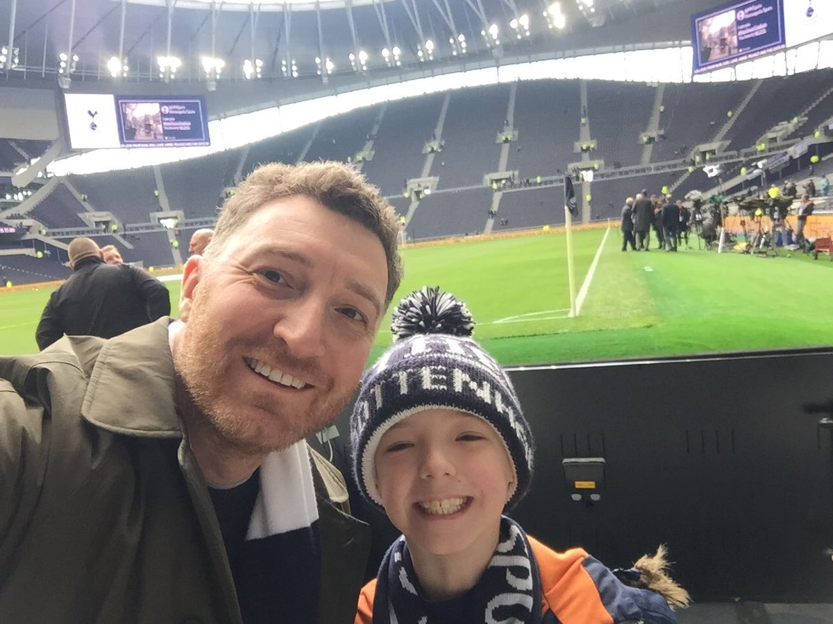 First game at our new home with this little fella #COYS