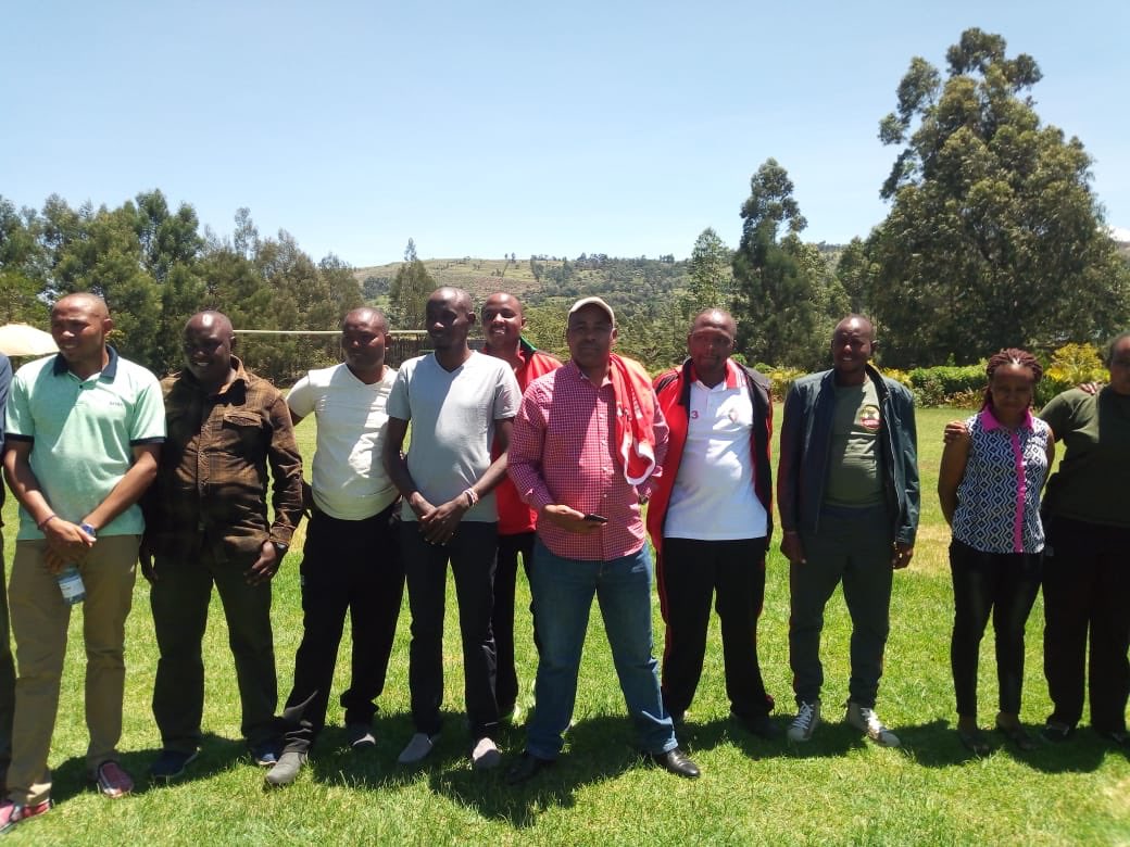 AssemblyNarok's tweet photo. County Assembly Staff engaged in team building exercises geared towards increasing productivity,improve communication,keep them motivated and develop problem solving skills.They were later addressed by the County Assembly Service Board Members on Pertinent issues. https://t.co/Ykb6on6914