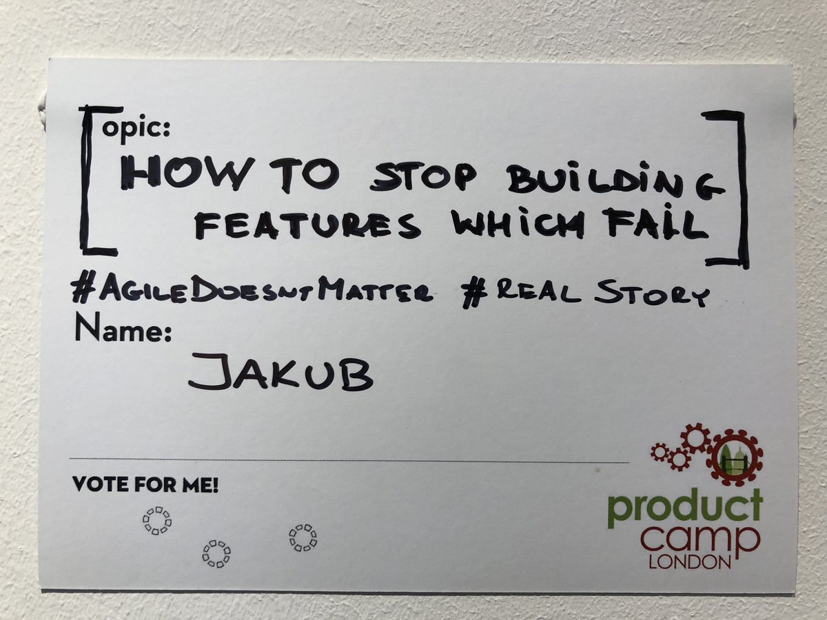 At <a href="/PCampLDN/">ProductCamp London</a> today? Find me and say hi! :) thx <a href="/MindtheProduct/">Mind the Product</a> <a href="/Optimizely/">Optimizely</a> and <a href="/ProdPad/">ProdPad 🌟 product software</a> #ProdMgmt