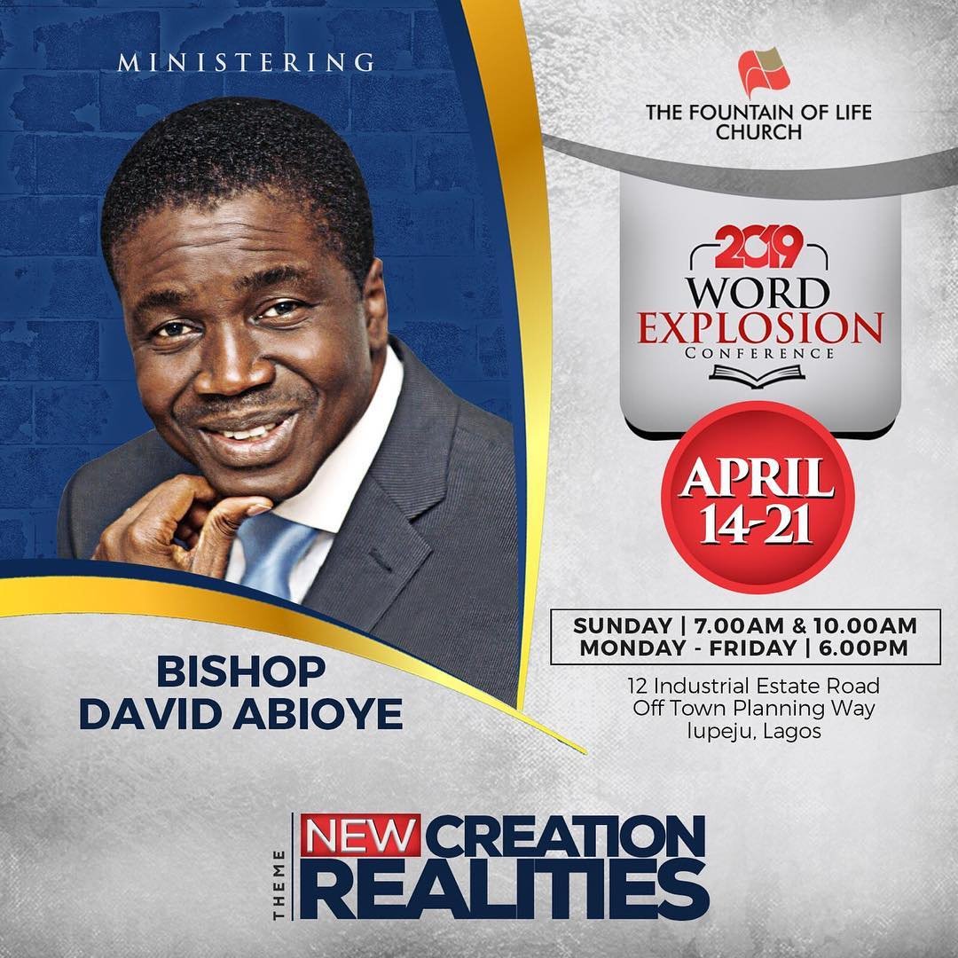 GbemiDennis's tweet photo. When things are not working the way they should, you have idea &amp; plans yet seems not realistic.

You Need A Word!

There will Power, Unction, Grace &amp; Anointing to declare God's Word upon you at #TheWordExplosion 2019.

Your Delay is Over in Jesus name.

Please, don't miss it. https://t.co/cOCzJQZSjd