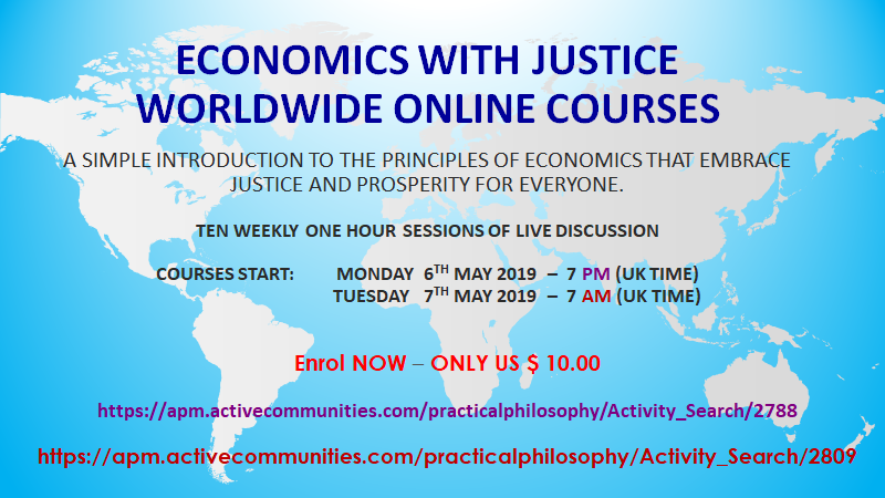 Economics with Justice Course ONLINE offers everyone the opportunity to explore the essence of the subject, get to the heart of the problems and approach economics from a human perspective. Sign up for this worldwide course now.