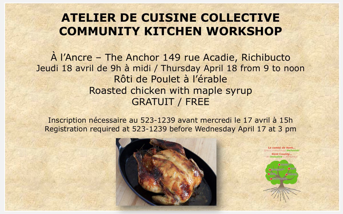 Vous aimez cuisinez ou vous aimeriez apprendre à cuisiner? Venez à nos ateliers de cuisine collective! C’est tellement amusant de cuisiner ensemble et c’est GRATUIT!