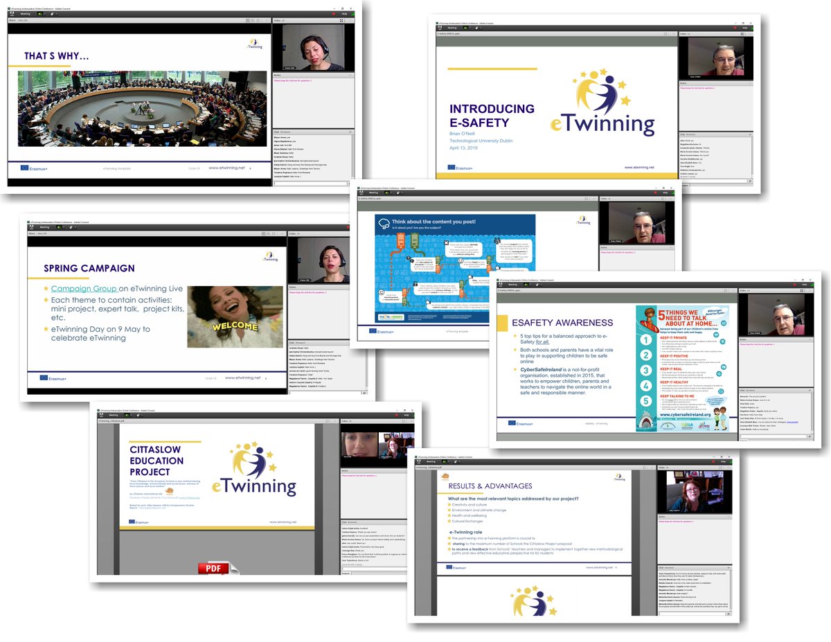 Teodora_Popescu's tweet photo. #eTwinning Ambassadors Online Conference #etwiam #eSafety @eTwinningEurope @SaferInternetEU https://t.co/mwrHp32T89