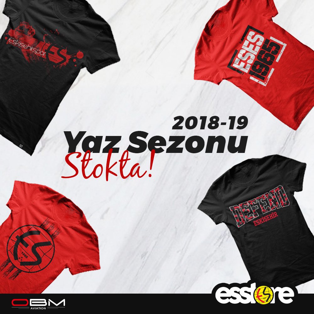 Yaz Sezonu için hazırlanan t-shirtlerimiz stoklarımızdadır, tükenmeden alın! 😊

esstore.org

#Esstore #Eskisehirspor #EsEs #Eskişehir #Tshirt #YazSezonu