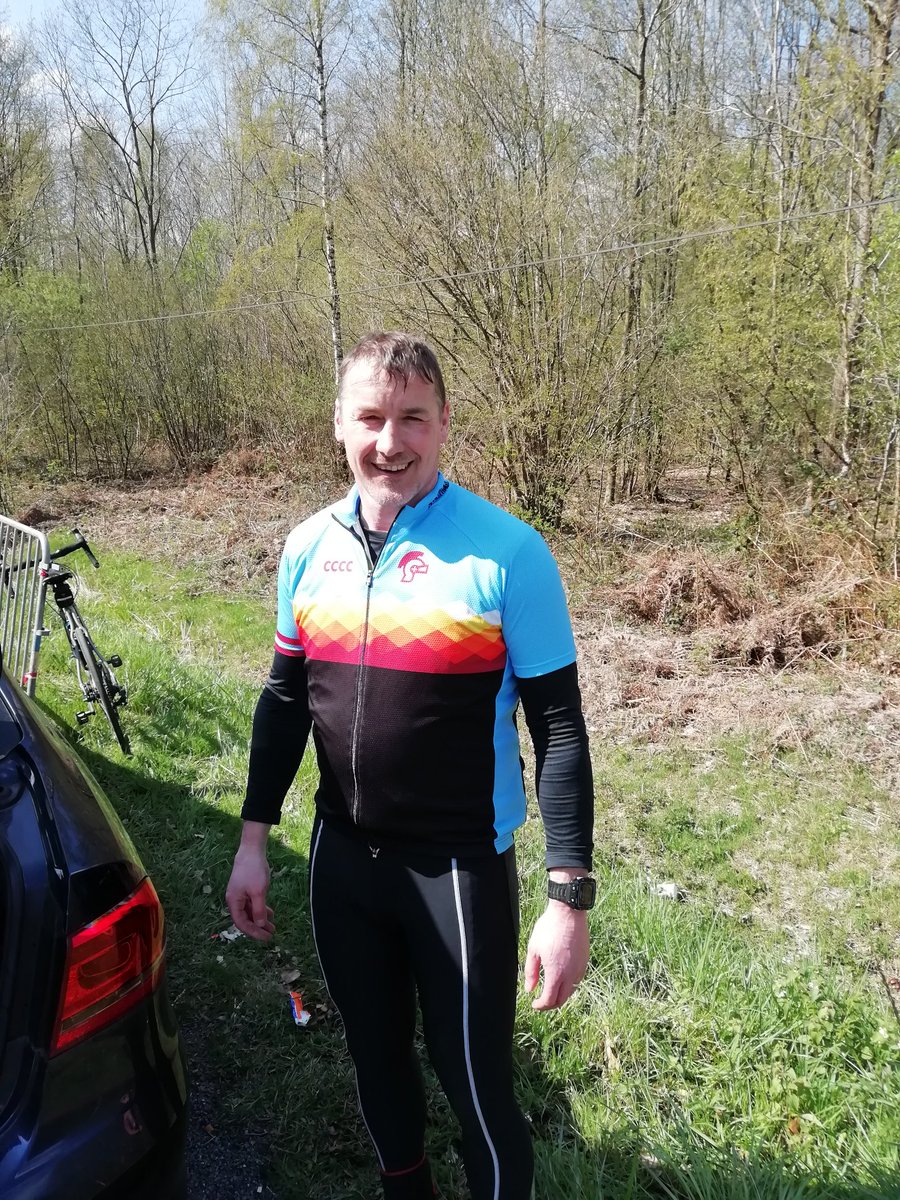 Great day for @Paris_Roubaix - boys going well, just through the Arenberg. Everyone still upright <a href="/RidetotheSun/">Ride To The Sun</a> <a href="/service_course/">Service Course</a> <a href="/spartansvelo/">Spartans Velo Club</a>