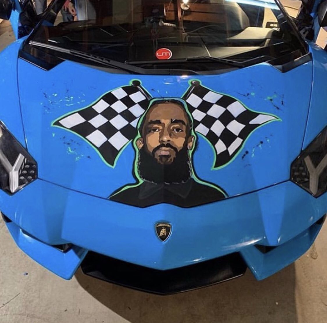 Image result for nipsey in blue