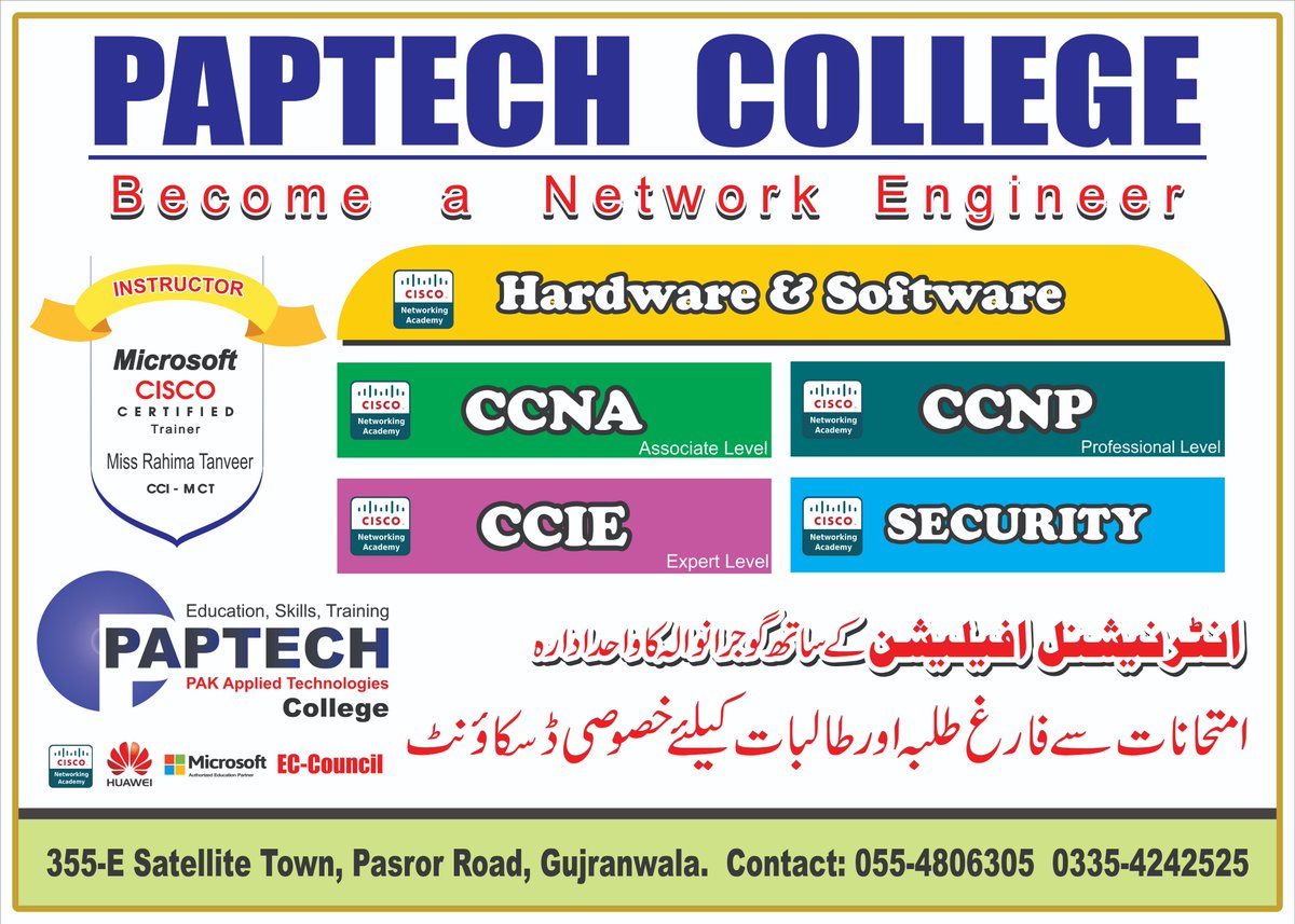 PAPTECHCOLLEGE's tweet photo. PAPTECH COLLEGE offers following courses https://t.co/q6fHRq3Jkq
