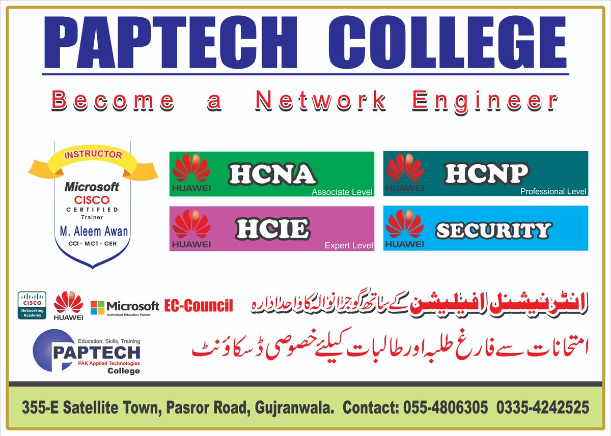 PAPTECHCOLLEGE's tweet photo. PAPTECH COLLEGE offers following courses https://t.co/q6fHRq3Jkq
