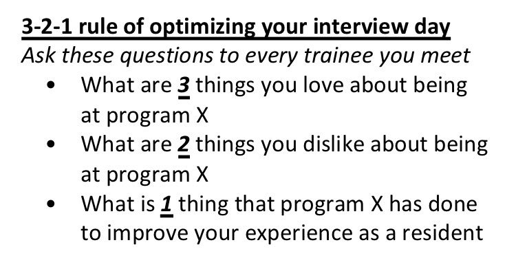 rloganjonesmd's tweet image. A brief #medthread for all those on #MedStudentTwitter : My recommended 3-2-1 approach to getting the most from interview days

@AMAmedstudents @COREIMpodcast @thecurbsiders @AMSANational @MedClerkships