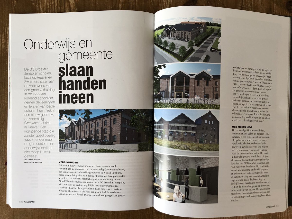 thieukikken's tweet photo. @bcbj4u in @Navenant_nl: “het nieuwe schoolgebouw gaat deel uitmaken van de gemeenschap”. Samenwerking @Gemeente_Beesel en @SomlVo en @HEVO_actueel https://t.co/8GN14eYNfH