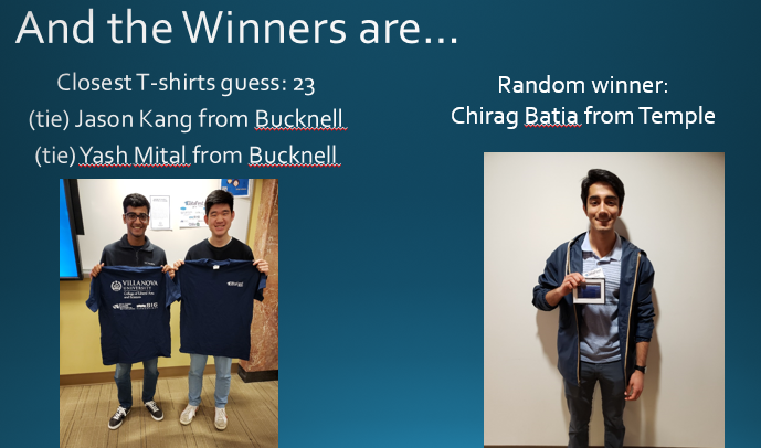 profposner's tweet photo. Winners of our first poll at #DataFestPhilly #ASADataFest. https://t.co/GqjvCqy2L2