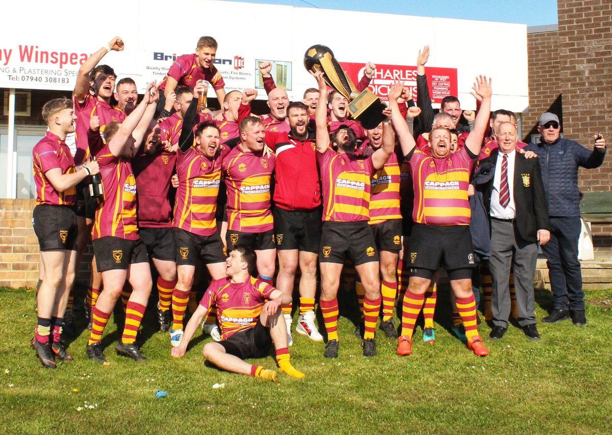 SCRUFC's tweet photo. Your Durham and Northumberland Division 3 champions Seaton Carew  RUFC https://t.co/DyDOz9bwX3
