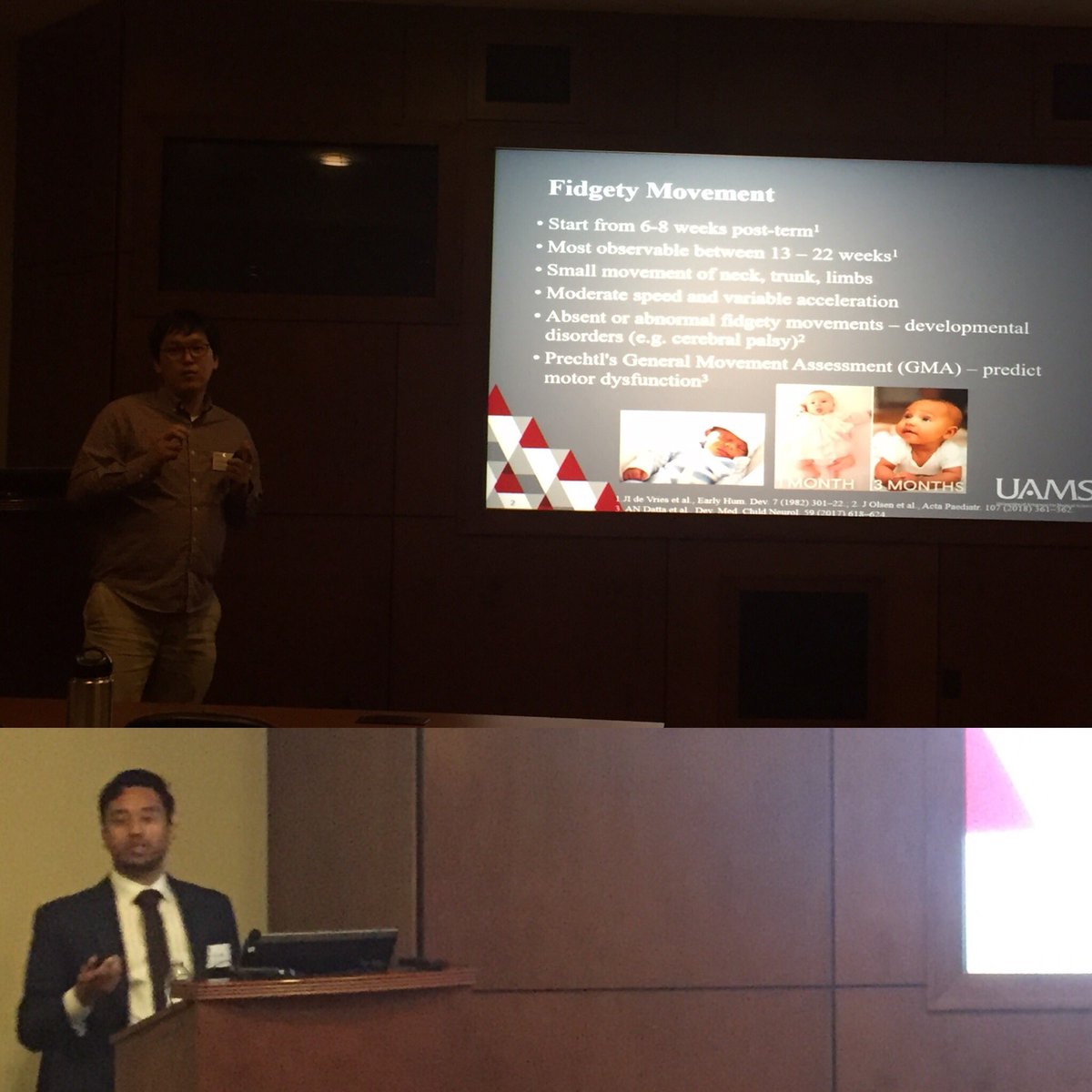 ErinMannenPhD's tweet photo. We shared more of our #babybiomechanics research to colleagues at the South Central ASB #scasb meeting in Dallas- nice time in a relaxing setting. Thx @texasback for hosting! #biomechanics #research @UAMSOrtho https://t.co/5DomBghaRM