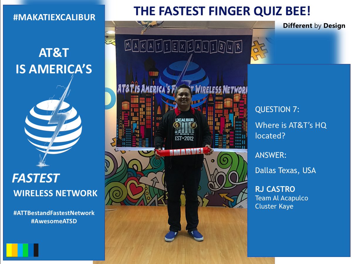 MakatiExcalibur's tweet photo. (2): presenting the 10 #MakatiExcalibur Fastest Finger Quiz Bee Winners! All of these brainiacs get to pick their prize from the GroZEEry! Congratulations, y’all!
#ATTBestandFastestNetwork #AwesomeATSD https://t.co/iJfAFtvtsQ