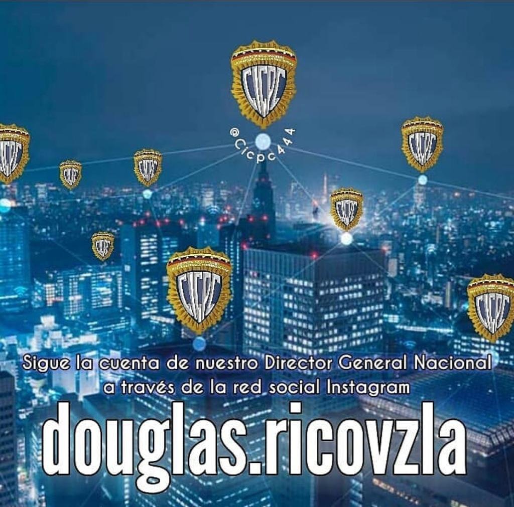 Buenas dias a tod@s!  Ante la eliminación de mi cuenta Instagram por parte de la empresa, supuestamente por colocar contenidos indebidos, hoy Aperturé una nueva.  En caso que me regresen la otra les notificaré. La nueva es @Douglas.Ricovzla Si la suspenden también abriré otra.