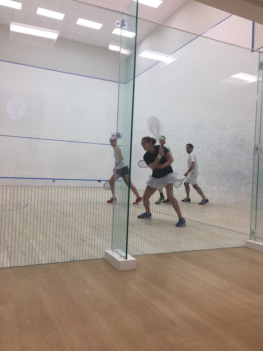 VA_Squash's tweet photo. Pro-Am doubles featuring Catalina Palaez &amp; Ineta Mackievica https://t.co/epm7pkEfY1
