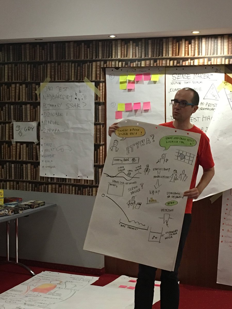 ⁦<a href="/orszewski/">Radek Orszewski</a>⁩ with outcome from one session at #accpl ;)