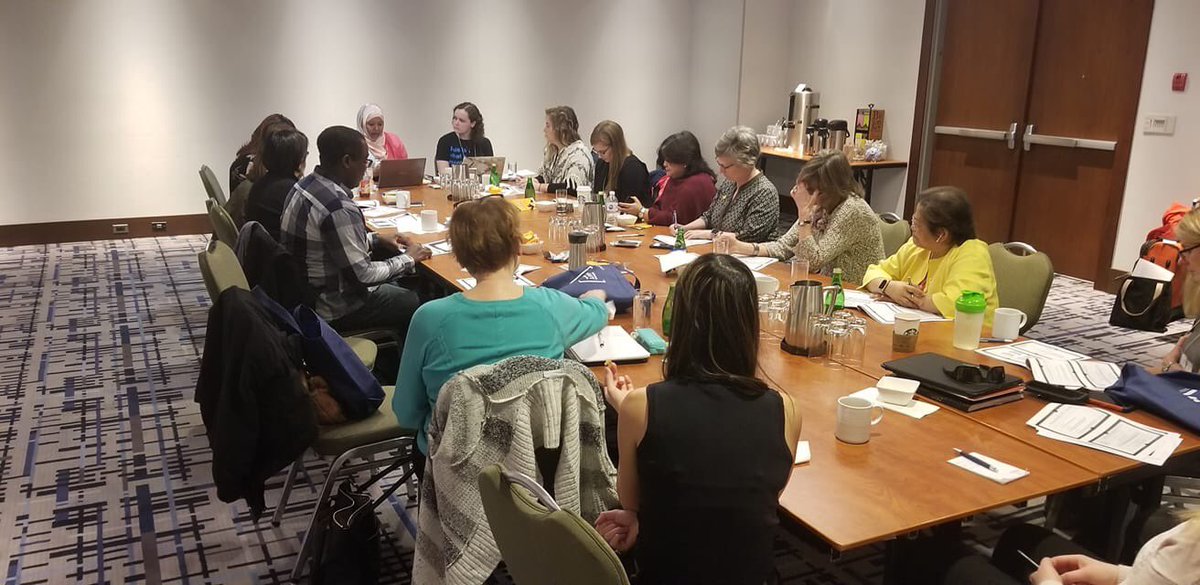 Learning about the role of nurses in addiction management in the face of the opioid overdose crisis! A wonderful educational discussion at the 2019 MHNIG Members Voice Meeting at the RNAO AGM! #RNAOAGM