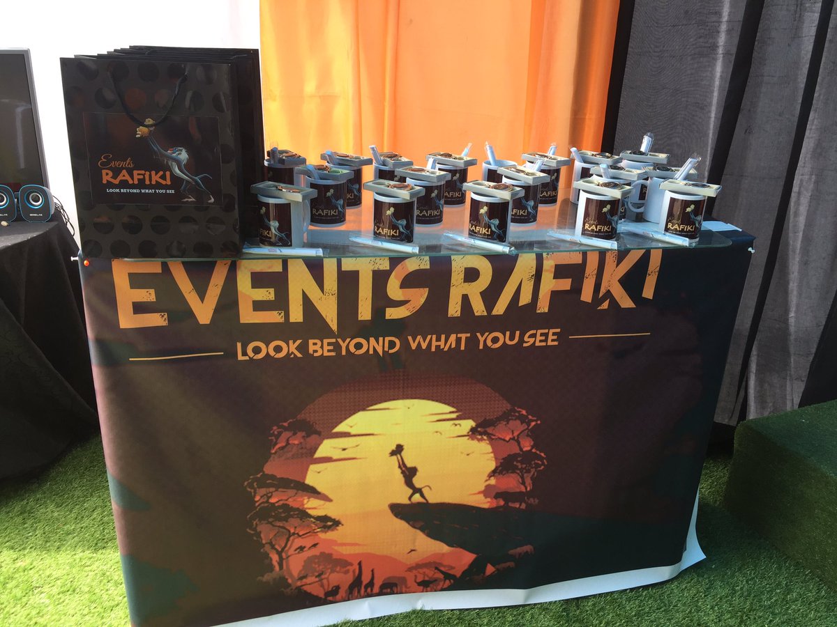 EventsRafiki's tweet photo. Our company booth is set 🔥🔥🔥as we always say, simplicity is the utmost sophistication 👌 all ready to battle for that Gold plague 💪. Stay glued to your seat as we @EventsRafiki serves you with more updates #GIJ_At_60 #GIJ_PR_EVENTS #Creativity_Through_Events #PR_Project_19 https://t.co/YVm6fEYovp