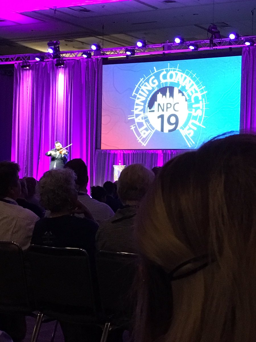Vijay Gupta playing Hallelujah on the violin at #NPC19 Very moving, just wow! Gets you right in the feels before his talk on homelessness.