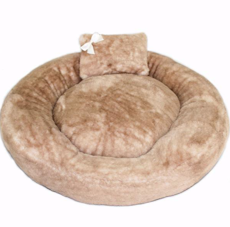 LuxPawsNYC's tweet photo. Watch as your dog sleeps soft and cuddly as a teddy bear, this Teddy Bear Bed is the ultimate bed for a comfy cozy night. https://t.co/AajNyvWgmB