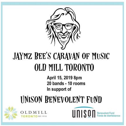 HeatherLuckhart's tweet photo. Monday will bring a whole lot of Toronto music to 10 rooms, 1 jam stage and a gala, all in support of @UnisonFund while celebrating @jaymzbeesez at @oldmilltoronto. #jaymzBee's #CaravanOfMusic is worth the low price of admission. https://t.co/zUese8HwFa https://t.co/XCYmITRbes