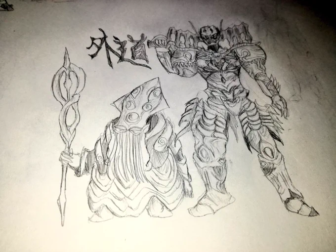#マイマンのお絵描き部屋
血祭ドウコクと骨のシタリ 