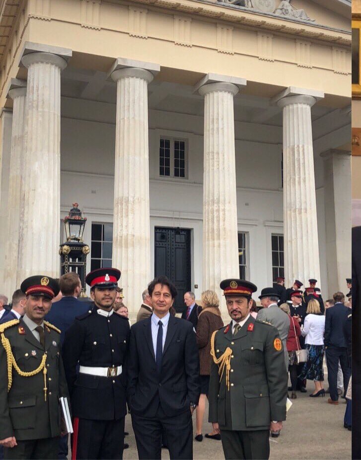 Pgildartjackson's tweet photo. Good to see HE Said .@AmbassadorJawad and .@ArmyCGS together at the Sovereign’s Parade yesterday where two Afghan cadets commissioned @RMASandhurst    @hnaderi0093 #ServeToLead #ShohnabaShohna https://t.co/1piE4SxVaN