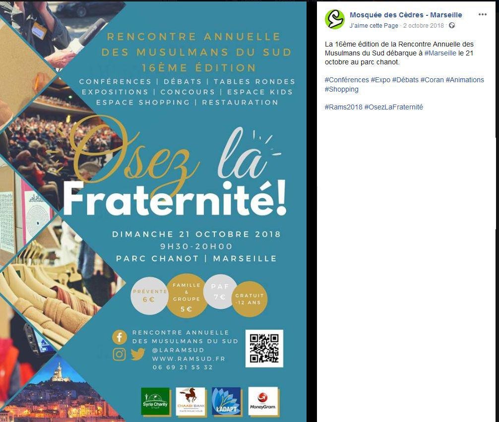 rencontre des musulmans du sud