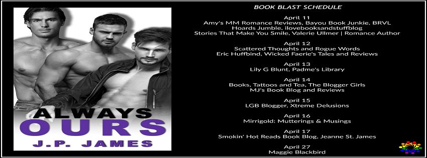 hcyPadme35's tweet photo. Check out the #BookBlitz for the π±ββοΈβ€οΈπ±ββοΈβ€οΈπ±ββοΈ #MMMRomance #polyromance #AlwaysSeriesπ±ββοΈβ€οΈπ±ββοΈβ€οΈπ±ββοΈ Always Ours by JP James & there's 6 days left on a #Giveaway for 1 of 5 ebook copies of Always Mine @gaybookpromo
https://t.co/0bK8FdOrPS https://t.co/2cihwde2jL