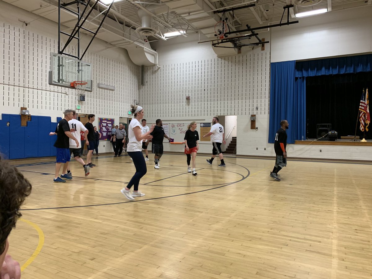 j_eisenberg87's tweet image. Parents, teachers, and students....oh my!!  Thank you to everyone who came out to support our annual parents vs. teachers basketball game @CatonsvilleMS last night!  It was a huge success and lots of money was raised for our #makerspace and technology #cmsmakes #community