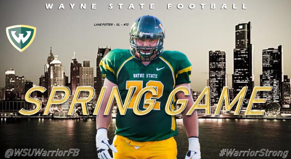 Less than 7 hours until we kickoff the 2019 Spring Game! #OneWarrior #WarriorStrong #DetroitFootball
