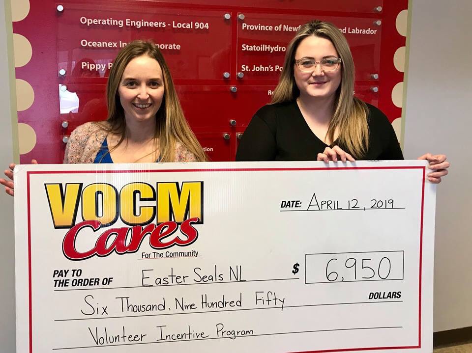 EasterSealsNL's tweet photo. .@EasterSealsNL launched their Volunteer Incentive Program in 2019.
With the help of @VOCMCares ESNL will be able to give recognition over the next three years to 180 active programs and career services volunteers.
#liftingcommunities #volunteerweeknl @VOCMCares @590VOCM https://t.co/oZAJXT2ZJy