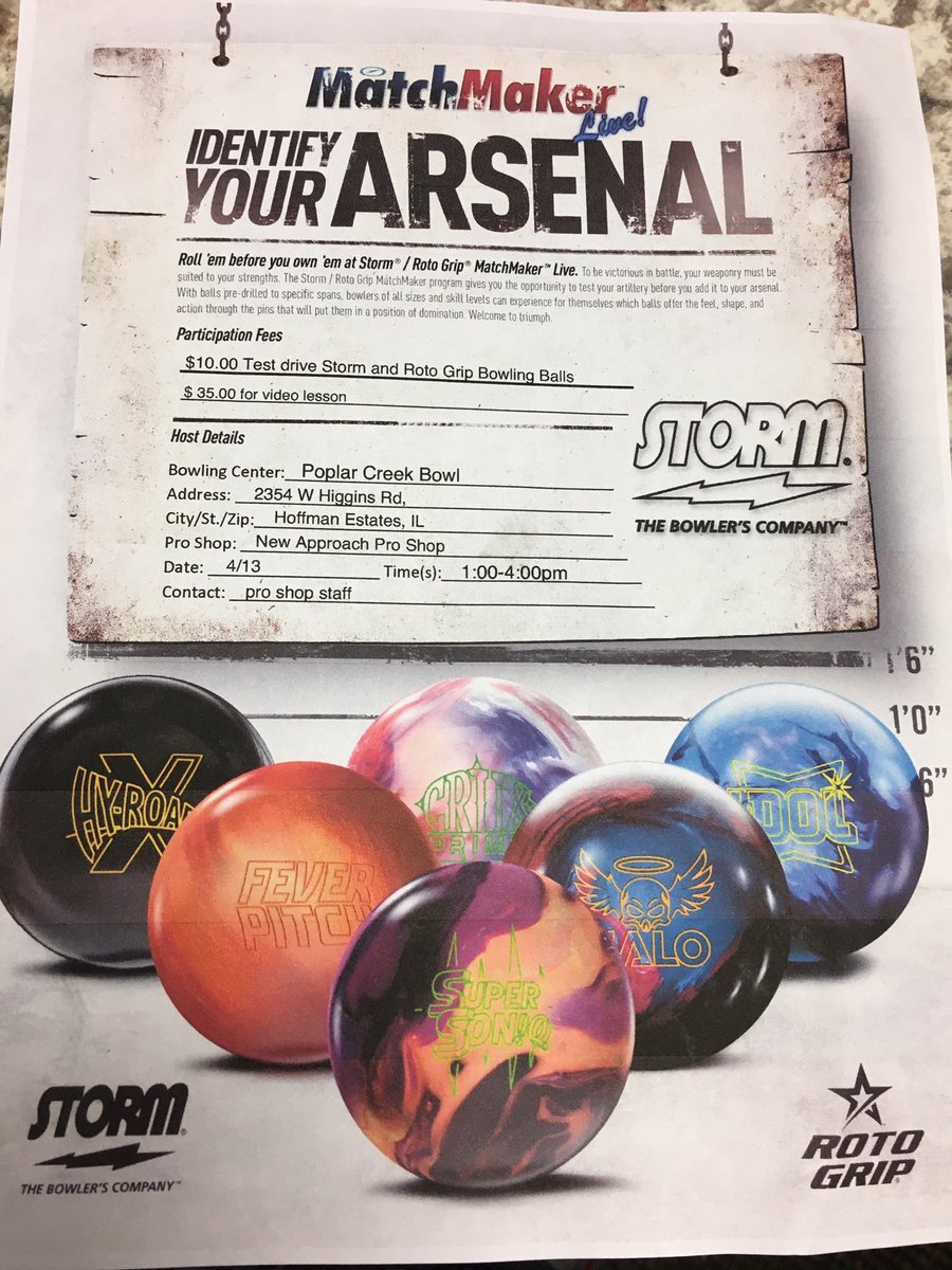 Newapproachpro2's tweet photo. 20% off all Storm and Roto Grip balls. #StormNation https://t.co/Aw4whnD0Et