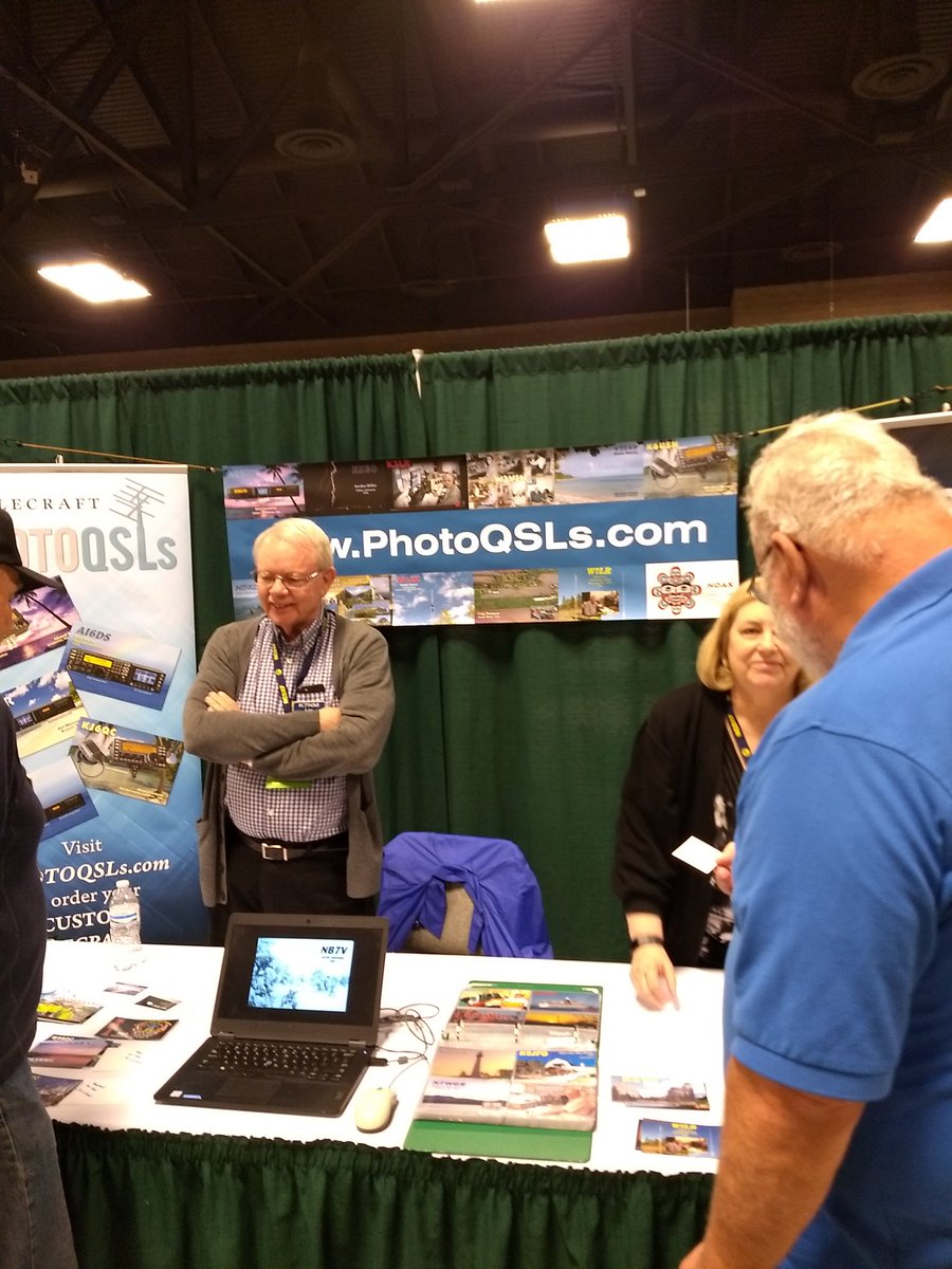 ad7db's tweet photo. N7JY considering some photo QSL cards. #DXconvention https://t.co/tCKFlWEOxx