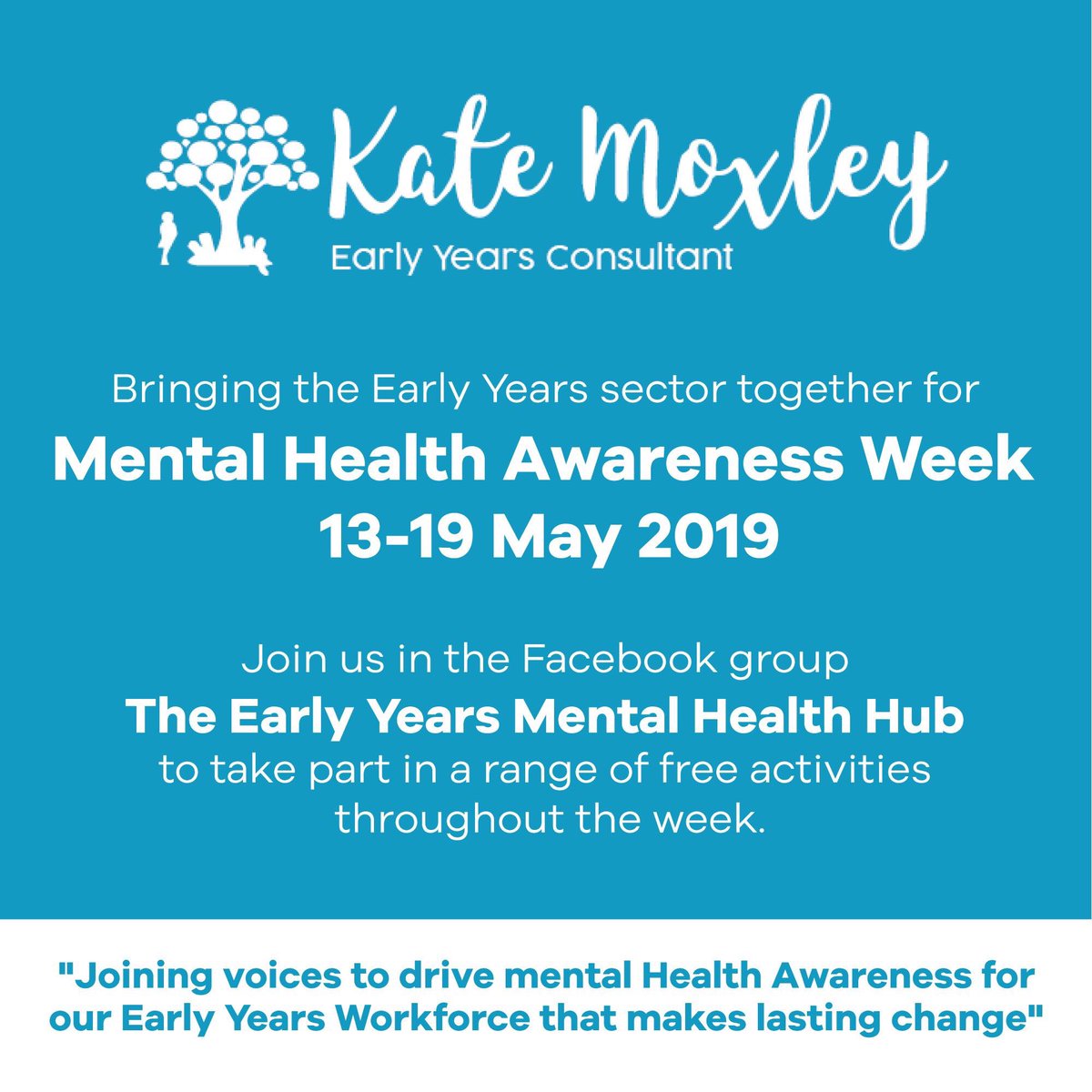 Katemoxleyeyc's tweet photo. I am looking for people who would like to contribute a blog, video, activity, article, book, anything relevant, that would enable us to offer a variety of professional and personal development opportunities for #MentalHealthAwarenessWeek . https://t.co/JmYfdNl992