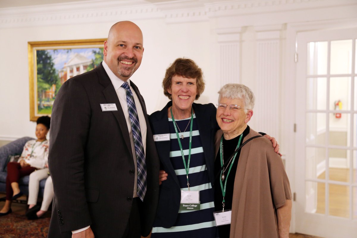 peacealumni's tweet photo. Thank you to all of our alumni and friends who came by to celebrate Peace together. Also congratulations to Dr. Betty Witcher this year's recipient of the Distinguished Alumni Professorship Award!
Day 1 of Alumni Weekend: ✅
#WpeaceU #PeaceCollege #ProudPeaceAlumni https://t.co/1jiG7WH3kK
