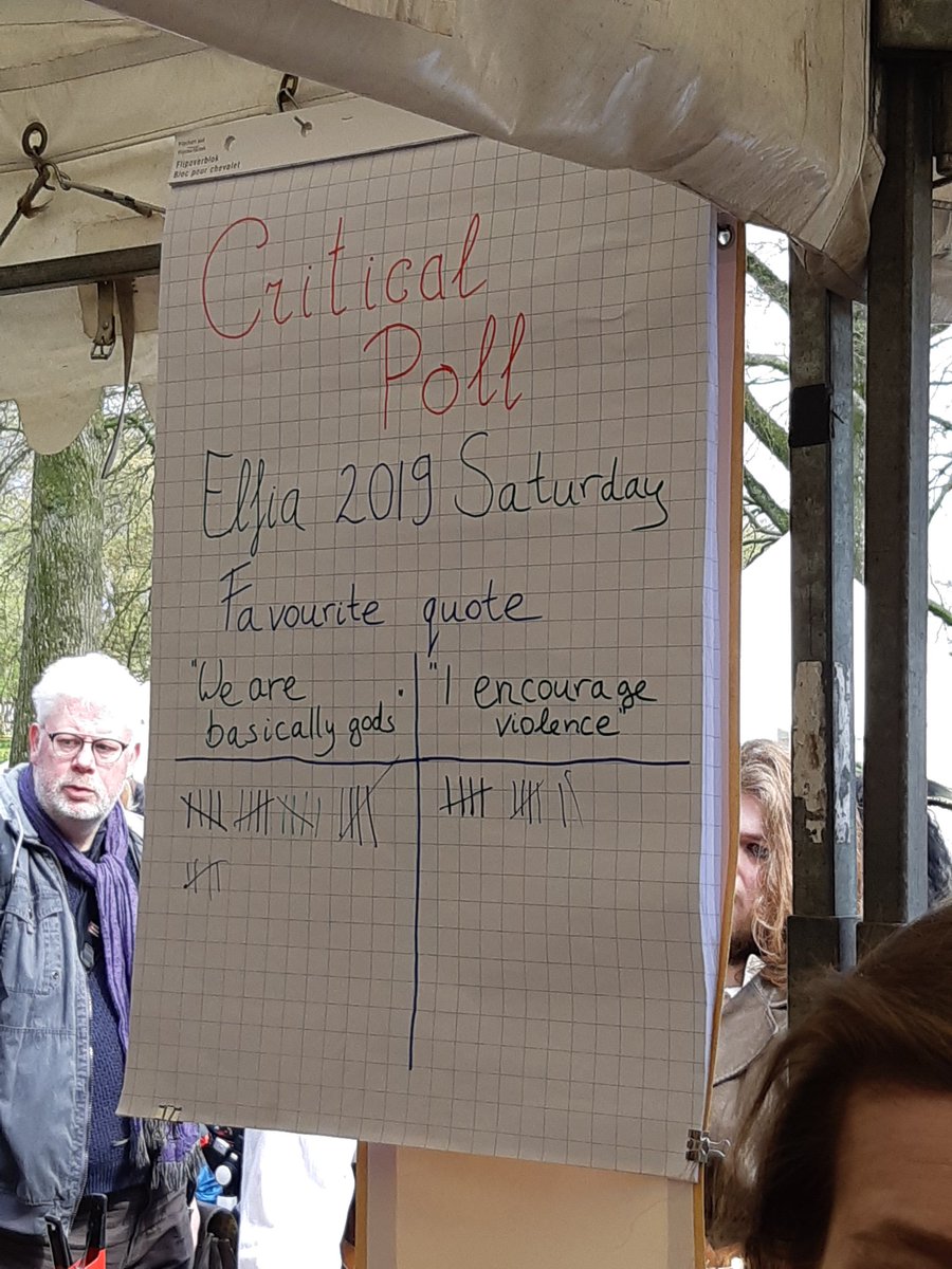 LoonyLizzie's tweet photo. The #CriticalPoll at the @jackofdice stand at #Elfia2019 at it's midway point!
@CriticalRole #Critters #Criticalrole https://t.co/ElIiKzrRgK