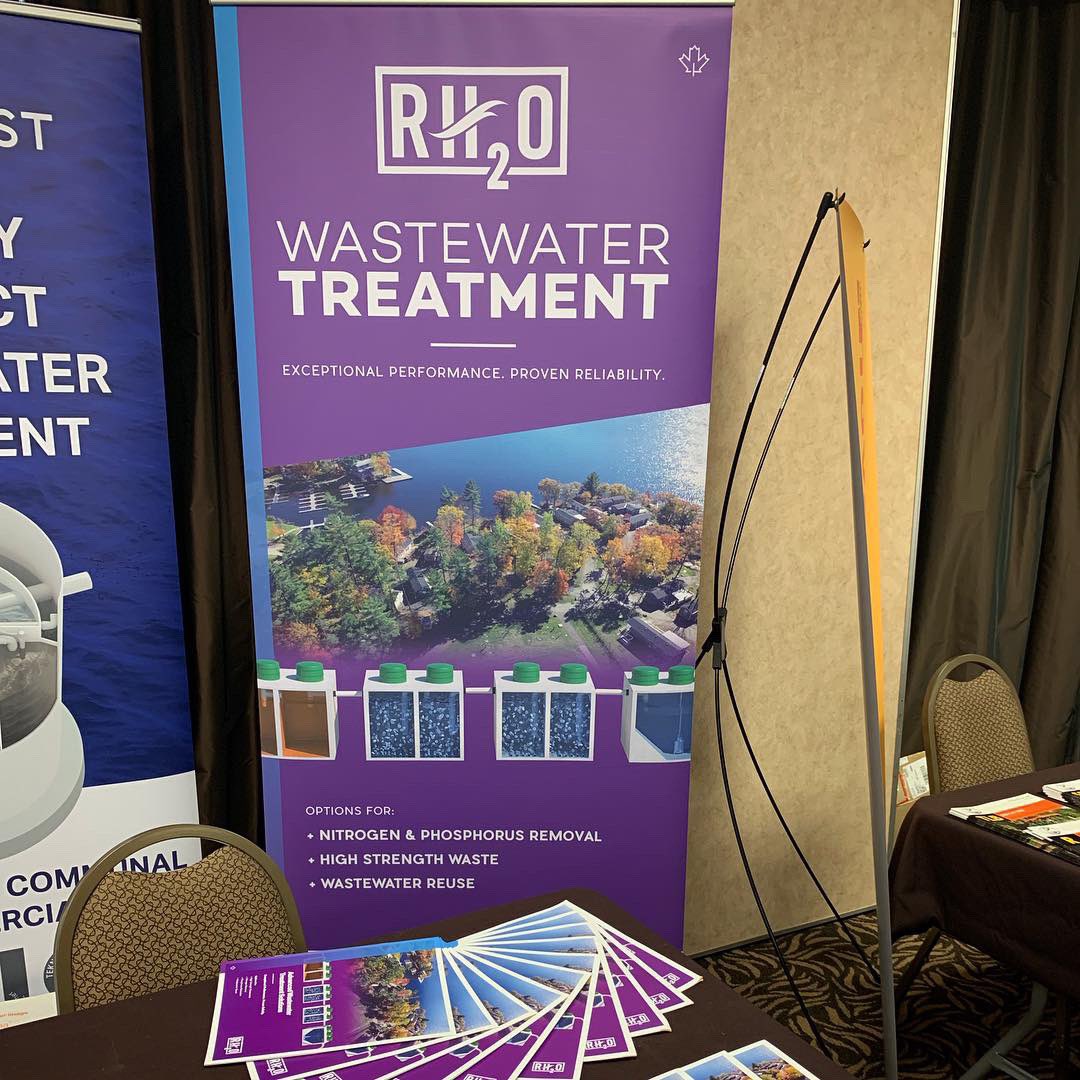 All setup at the Wastewater Nova Scotia Annual General Meeting.  Great to see so many individuals supporting #onsitewastewater .  We look forward to speaking with you about our commercial wastewater solutions available through Shaw Precast.