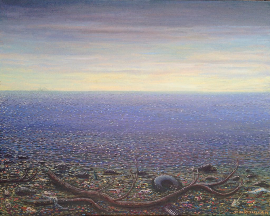 johnkinsella52's tweet photo. Had a great time handing out metal straws at the Artists for Climate Action Exhibition tonight.
Plastic Beach, Lake Ontario
2019
Oil on canvas
24 x 36 inches
#art #ArtLovers #oilpaintings #paintings #onetimeuseplastic https://t.co/yapwpsk5Ee