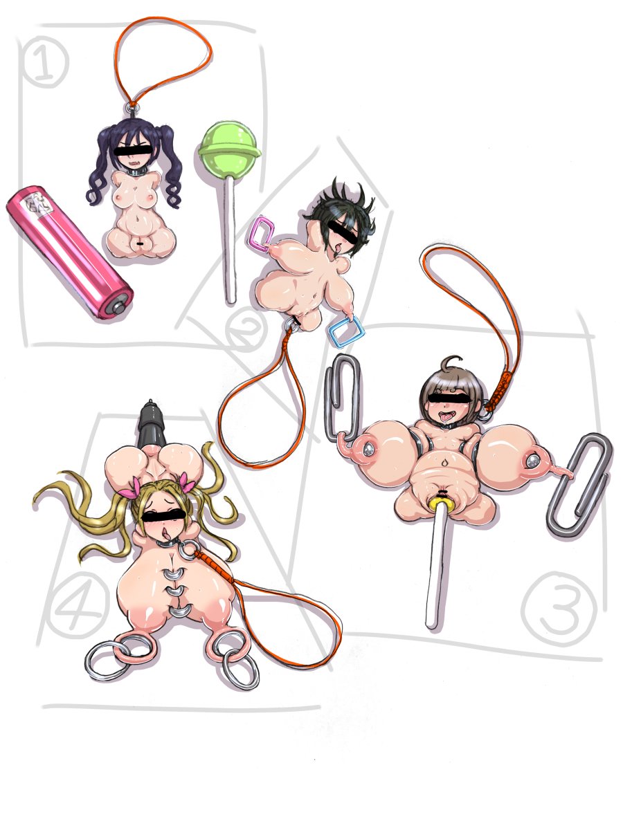 [R-18G] ストラップ化少女1 #異物挿入 #物品化 #性器拡張 #拘束 #状態変化 #ロリ巨乳 #四肢切断 #だるま #ストラップ化 https://t.co/tpHW4R4Z2M 